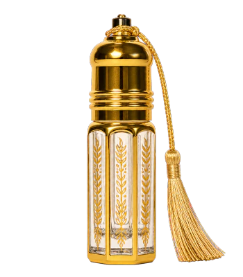 Gilded Whisper - Tassel perfume oil bottle