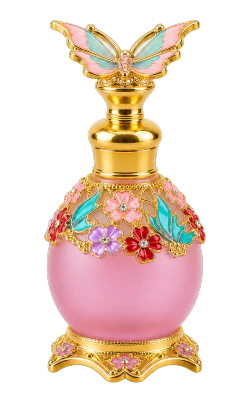 Butterfly Halo - Pink perfume oil bottle