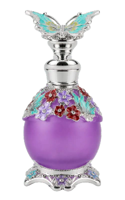 Butterfly Halo - Purple perfume oil bottle