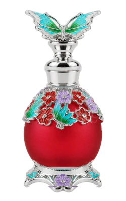 Butterfly Halo - Red perfume oil bottle