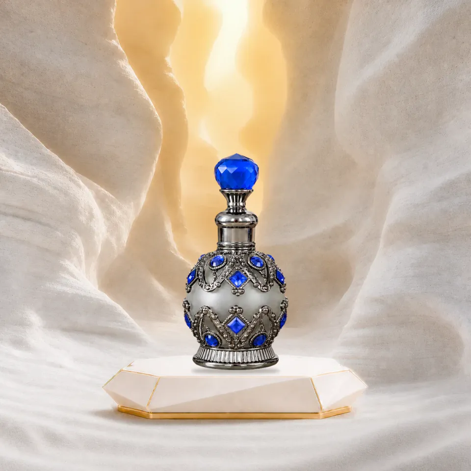 Desert Jewel - Sapphire perfume oil bottle
