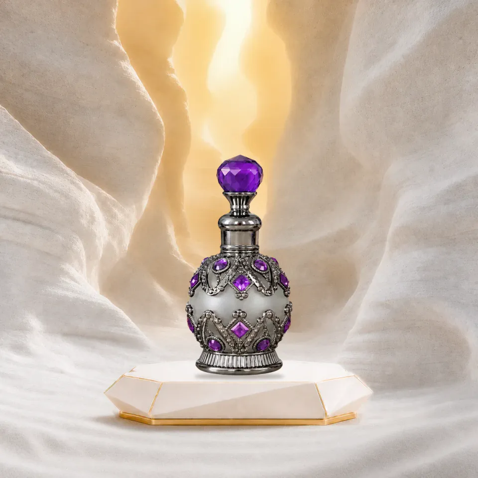 Desert Jewel - Purple perfume oil bottle