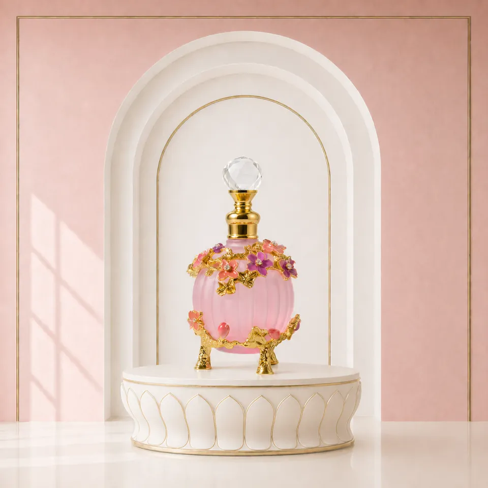 Royal Bloom - Pink perfume oil bottle