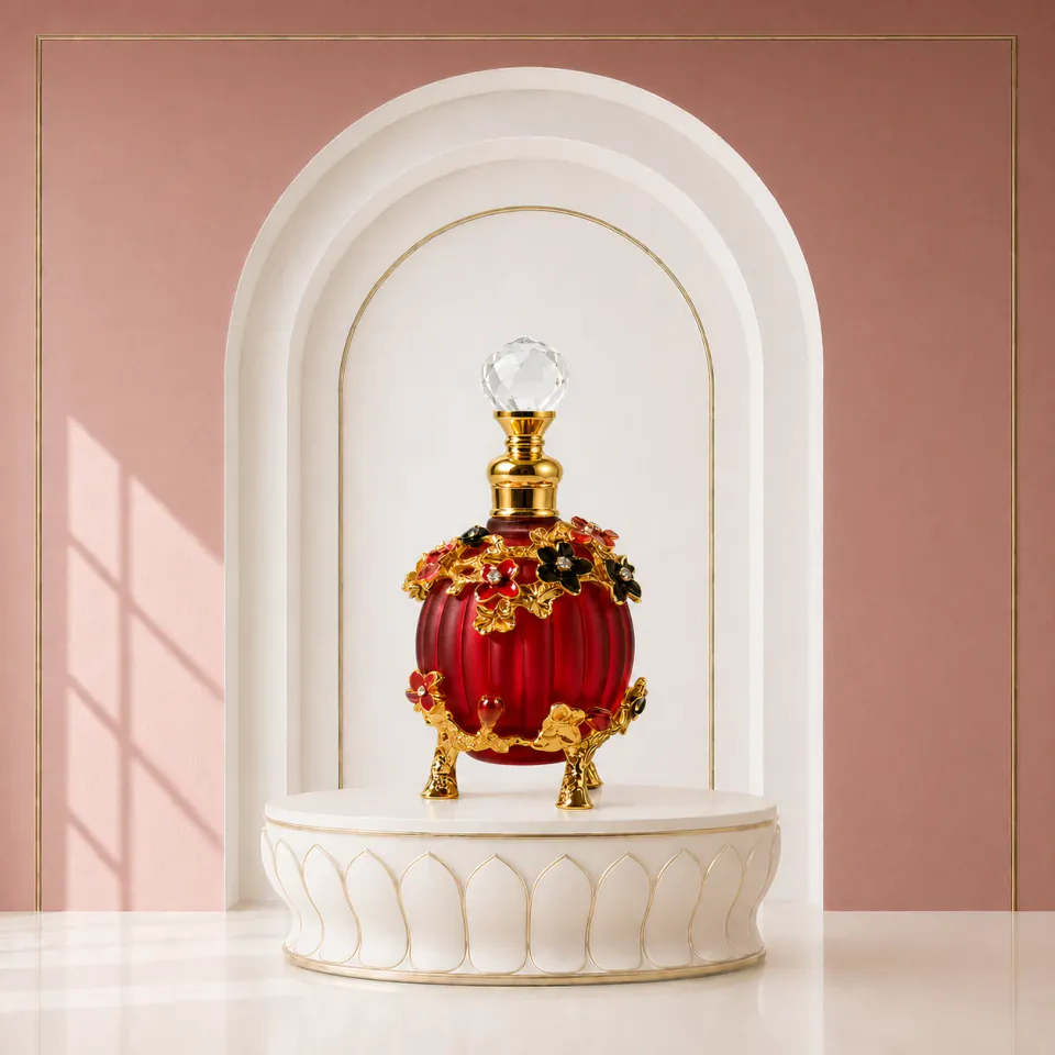 Royal Bloom - Red perfume oil bottle