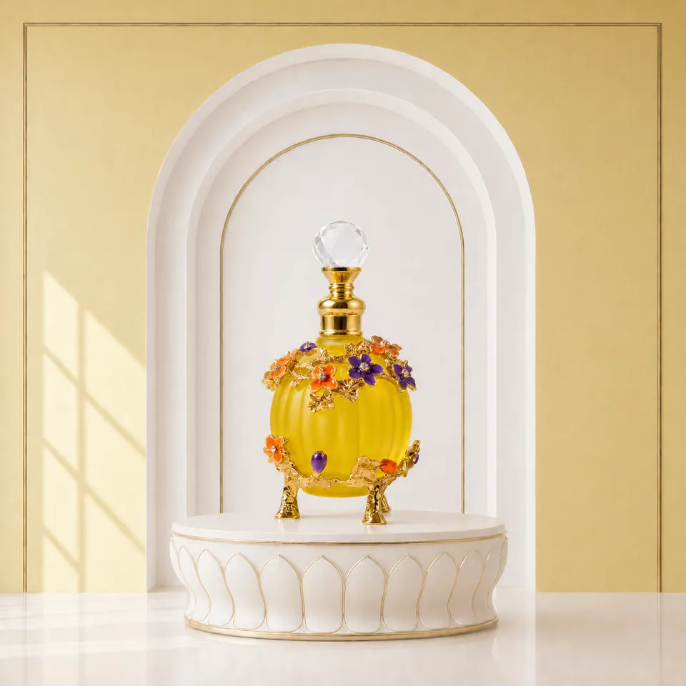 Royal Bloom - Yellow perfume oil bottle